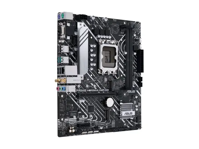 ASUS PRIME H610M-A WIFI D4 - Hovedkort micro ATX LGA1700-sokkel H6...