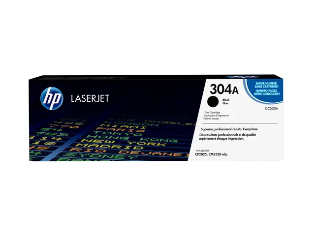 HP 304A - Svart - original - LaserJet - tonerpatron (CC530A) - for...