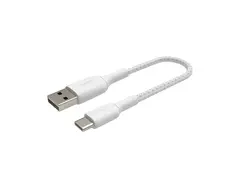 Belkin BoostCharge - USB-kabel - USB-C (hann) til USB (hann) 3 m - hvit