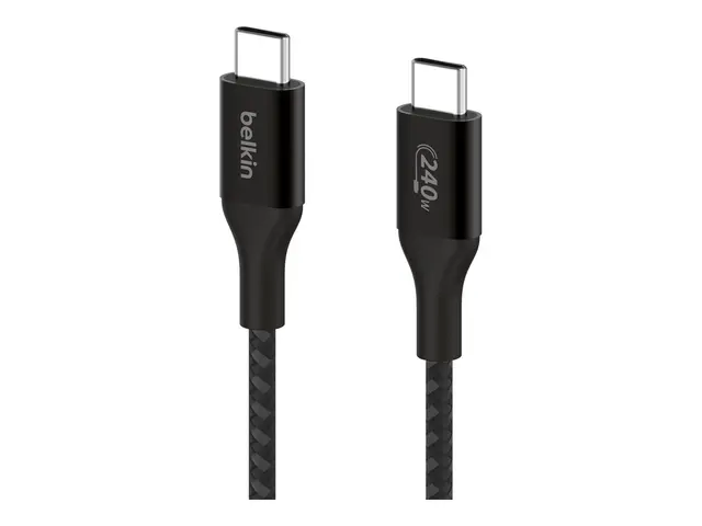 Belkin BoostCharge - USB-kabel USB-C (hann) til USB 2.0 1 m opp 24...