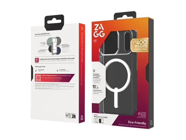 ZAGG Luxe Snap - Baksidedeksel for mobiltelefon MagSafe-samsvar bl...