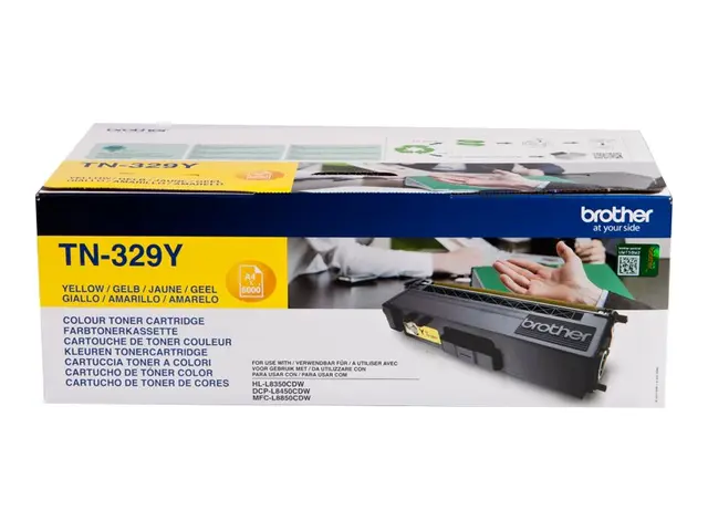Brother TN329Y - Gul original tonerpatron for DCP-L8450CDW, MFC-L8...