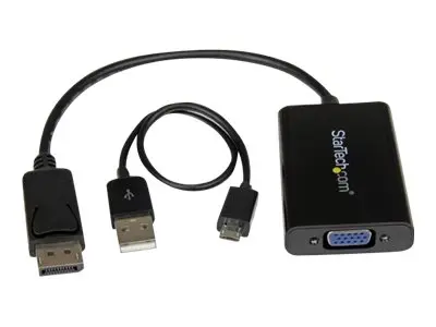 StarTech.com DisplayPort to VGA Adapter with Audio - 1920x1200 DP ...