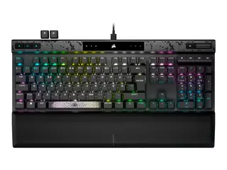 CORSAIR K70 MAX RGB - Tastatur - backlit USB-C - QWERTY - Nordisk - tastsvitsj: CORSAIR MGX - stålgrå