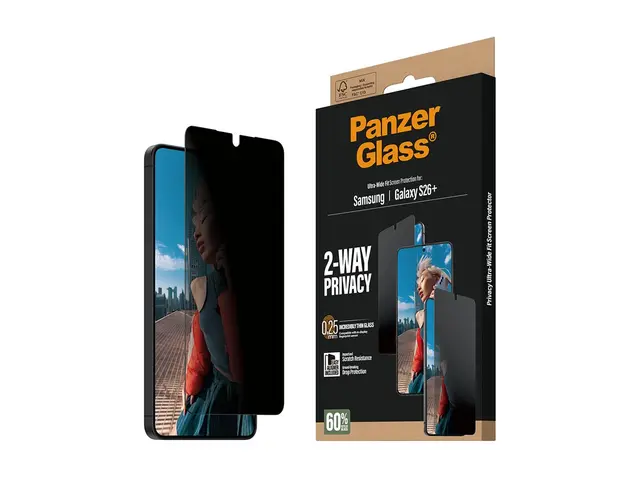 PanzerGlass - Skjermbeskyttelse for mobiltelefon ultravid passform...