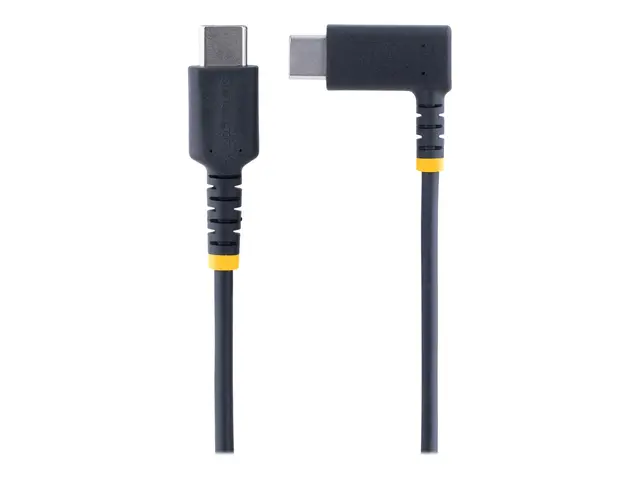 StarTech.com 6in (15cm) USB C Charging Cable Right Angle, 60W PD 3...
