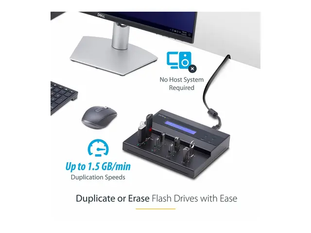 StarTech.com USB Duplicator - 1:7 Flash Drives Drive (USBDUPE17) U...