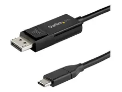 STARTECH.COM 3.3 ft. 1m USB-C to DisplayPort 1.4 Cable - Bi-Directional