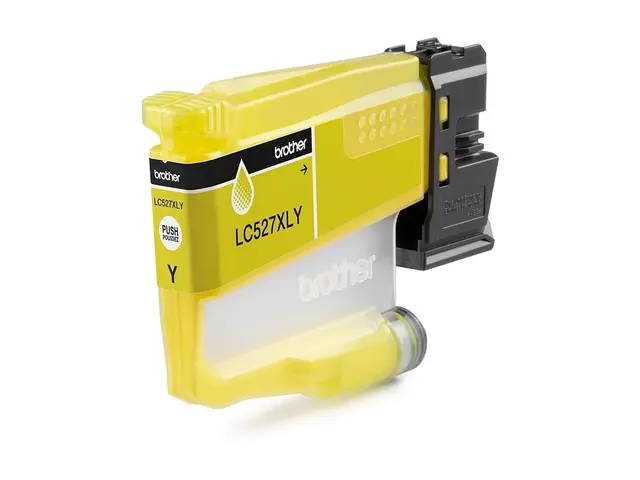 Brother LC527XLY - Høy ytelse gul original pillow pack blekkpatron...