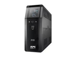 APC Back-UPS Pro BR1200SI - UPS AC 220-240 V - 720 watt - 1200 VA - USB - utgangskontakter: 8 - svart