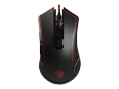 Lexip X TSUME - Targaryen Game of Thrones mus - ceramic skates - høyre- og venstrehåndet - optisk - kablet, trådløs - Wi-Fi - USB trådløs mottaker - svart, rød