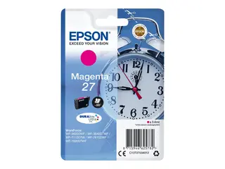 Epson 27 - 3.6 ml - magenta - original - blekkpatron for WorkForce WF-3620, WF-3640, WF-7110, WF-7210, WF-7610, WF-7620, WF-7710, WF-7715, WF-7720
