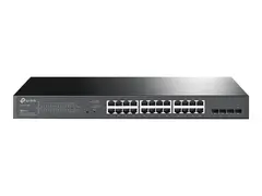 TP-Link JetStream TL-SG2428P - Switch - smart 24 x 10/100/1000 (PoE+) + 4 x SFP - rackmonterbar - PoE+ (250 W)