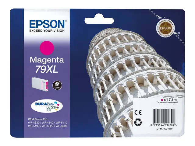 Epson 79XL - 17.1 ml - XL - magenta - original - blekkpatron - for...
