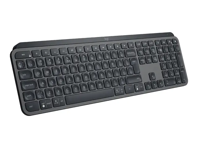 Logitech MX Keys - Tastatur bakbelysning trådløs Bluetooth, 2.4 GH...