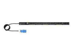 Eaton G4 - Strømfordelerenhet (kan monteres i rack) grunnleggende - 200 - 240 V - 7.4 kW - enkeltfase - inngang: IEC 60309 32A - utgangskontakter: 24 (12 x IEC 60320 C13, 12 x IEC 60320 C39) - 0U - 3 m kabel - svart