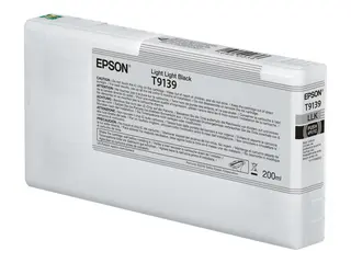 Epson T9139 - 200 ml - lysesvart - original blekkpatron - for SureColor SC-P5000, SC-P5000 STD Spectro, SC-P5000 Violet, SC-P5000 Violet Spectro