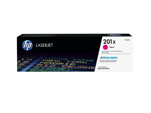 HP 201X - Høy ytelse magenta original LaserJet tonerpatron (CF403X...