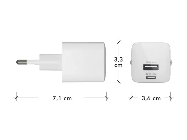 dbramante1928 re-charge - Strømadapter - 30 watt - PD - 2 utgangsk...