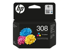 HP 308 - Gul, cyan, magenta - original - blister blekkpatron - for ENVY 6110e, 6120e, 6122e, 6130e, 6132e, 6520e, 6530e, 6532e