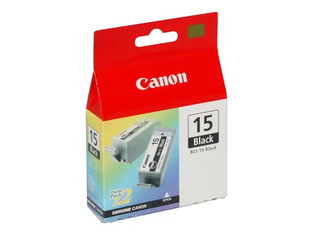 Canon BCI-15 - 2-pack - svart - original - blekkbeholder - for i70...