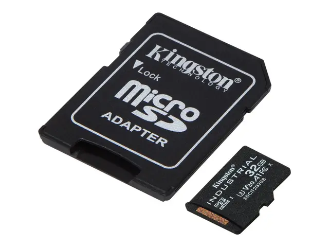Kingston Industrial - Flashminnekort (microSDHC til SD-adapter ink...