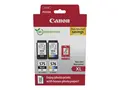 Canon PG-575XL/CL-576XL Photo Paper Value Pack 2-pack - H&#248;y ytelse - svart, farge (cyan, magenta, gul) - original - hengeboks - blekkpatron/papirsett - for PIXMA TR4750i, TR4751i, TR4755i, TS3550i, TS3551i