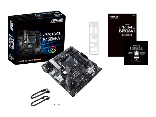 ASUS PRIME B450M-A II - Hovedkort micro ATX Socket AM4 AMD B450 Ch...