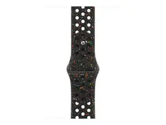 Apple Nike - B&#229;nd for smart armb&#229;ndsur - 46mm M/L (passer h&#229;ndledd p&#229; 160 - 210 mm) - midnatts sort - for Watch Herm&#232;s Series 9, SE 3, Series 10, Series 11, Series 8, Series 9, Ultra 2, Ultra 3