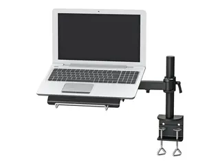 Neomounts NOTEBOOK-D100 - Monteringssett full bevegelse - for notebook - svart - skjermstørrelse: 10"-22" - skrivebordsmonterbar