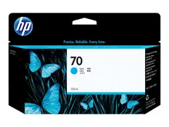 HP 70 - 130 ml - cyan - original DesignJet - blekkpatron - for DesignJet HD Pro MFP, T120, Z2100, Z3100, Z3100ps, Z3200, Z3200ps, Z5200, Z5400