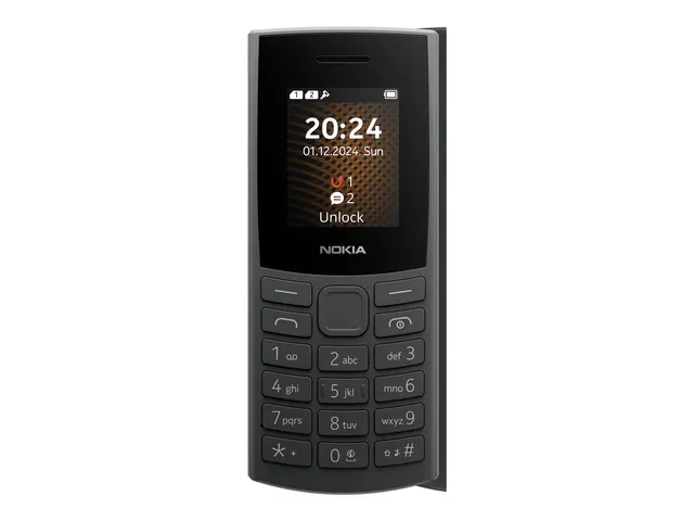 Nokia 105 4G 2nd Edition - Koksgrå 48 MB