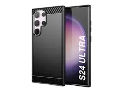 Insmat - Beskyttelsesboks for mobiltelefon kullstoff-fiber - C&amp;S Style - for Samsung Galaxy S24 Ultra