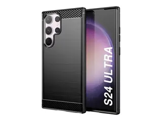 Insmat - Beskyttelsesboks for mobiltelefon kullstoff-fiber - C&amp;S Style - for Samsung Galaxy S24 Ultra