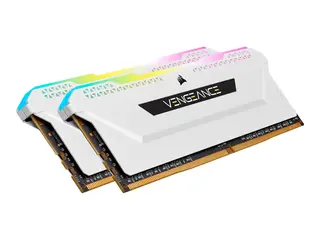 CORSAIR Vengeance RGB PRO SL - DDR4 - sett 32 GB: 2 x 16 GB - DIMM 288-pin / PC4-25600 - ikke-bufret