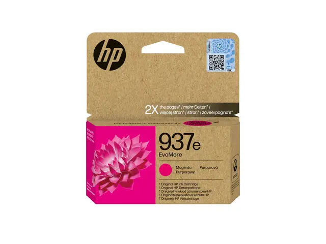 HP 937e EvoMore - Magenta original blekkpatron for Officejet Pro 9...