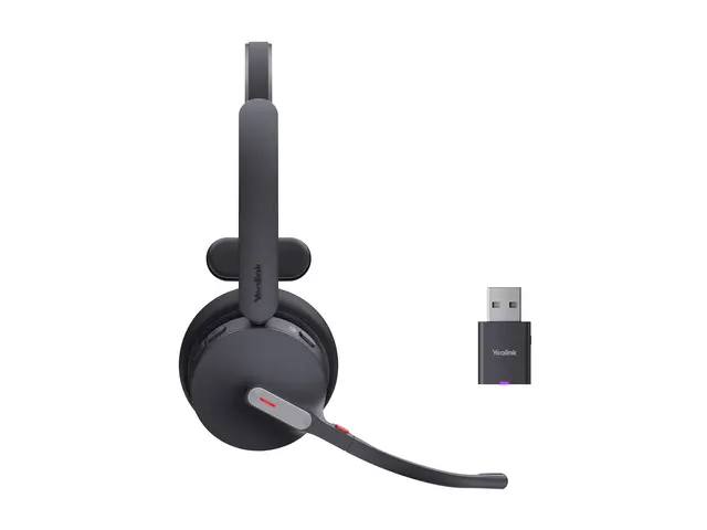 Yealink WH64 Hybrid Mono - Hodesett on-ear DECT / Bluetooth trådlø...