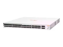 HPE Networking Instant On 1830 48G 24p Class4 PoE 4SFP 370W Switch Switch - smart - 24 x 10/100/1000 + 24 x 10/100/1000 (PoE+) + 4 x Gigabit SFP - stasjon&#230;r, rackmonterbar - PoE+ (370 W)