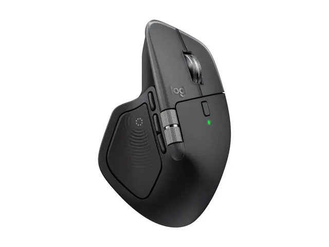 Logitech MX Master 4 for Mac - Mus 8 knapper trådløs Bluetooth, 2....