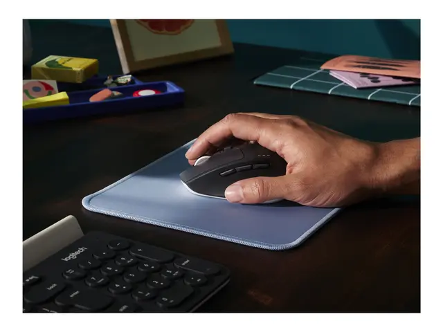 Logitech Studio Series - Musematte blågrå