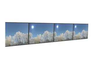HI-ND VIDEO ROW - Monteringssett - landskap for 4x1 videovegg - skjermstørrelse: 32" - veggmonterbar
