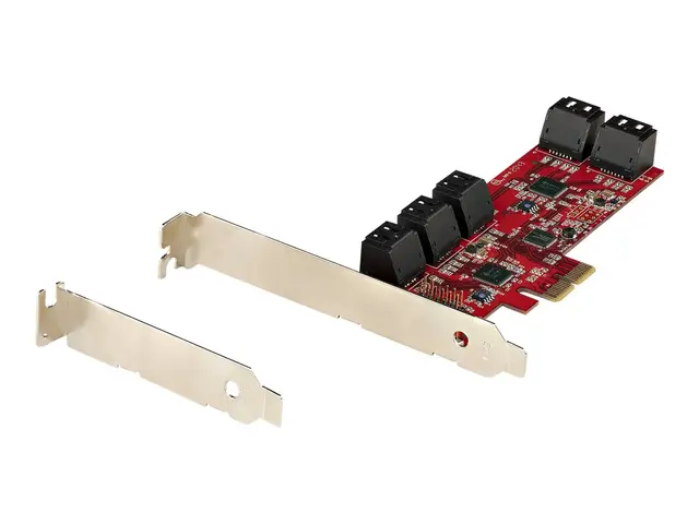 StarTech.com SATA PCIe Card, 10 Port Expansion card, 6Gbps Low/Ful...