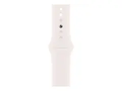 Apple - Bånd for smart armbåndsur - 42mm M/L-størrelse - lys blush - for Watch Hermès Series 7, Hermès Series 9, SE 3, Series 10, Series 11, Series 8, Series 9