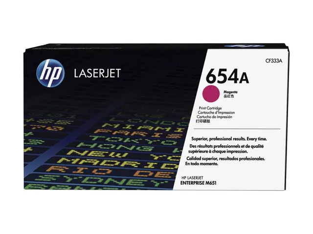 HP 654A - Magenta - original - LaserJet - tonerpatron (CF333A) - f...