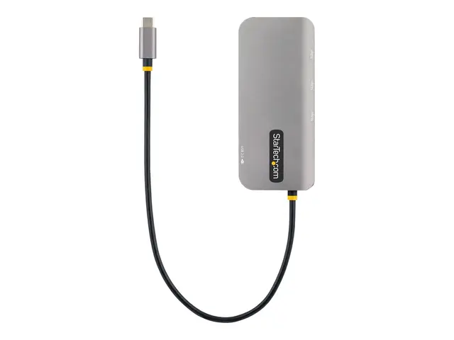 StarTech.com USB C Multiport Adapter, 4K 60Hz HDMI Video, 3-Port 5...