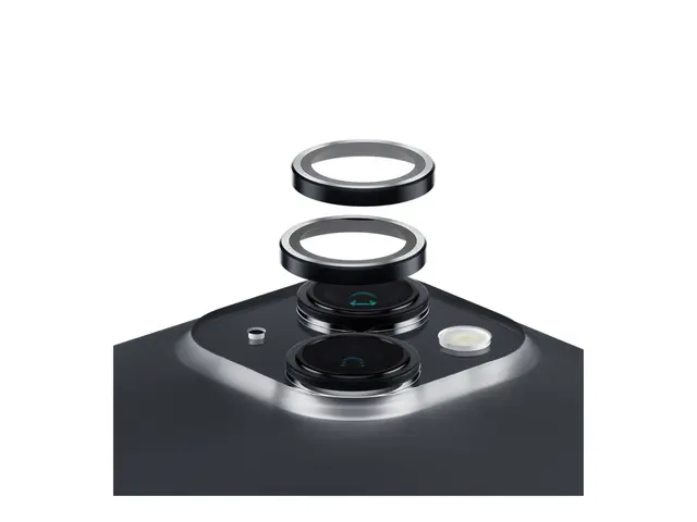 PanzerGlass Hoops - Linsebeskytter for mobiltelefon glass svart Ap...