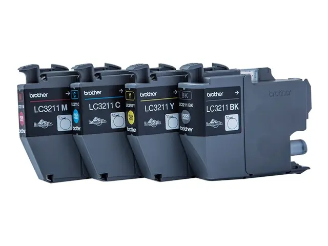Brother LC3211 Value Pack - 4-pack svart, gul, cyan, magenta origi...