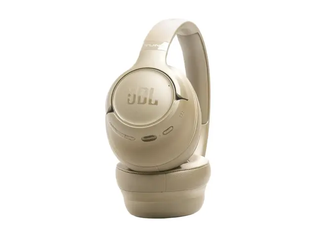 JBL TUNE 730BT - Hodetelefoner med mikrofon full størrelse - Bluetooth - trådløs - beige 