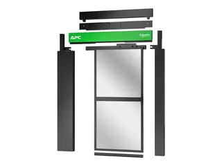 APC NetShelter - Radomsluttingsskyved&#248;r for rackkj&#248;lesystem enkelt - gulvmonterbar - svart