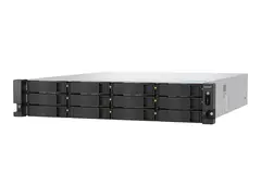 QNAP TS-H1277AXU-RP - NAS-server 12 br&#248;nner - kan monteres i rack - SATA 6Gb/s - RAID 0, 1, 5, 6, 10, 50, 60, JBOD - RAM 16 GB - 2.5 Gigabit Ethernet / 10 Gigabit Ethernet - iSCSI st&#248;tte - 2U